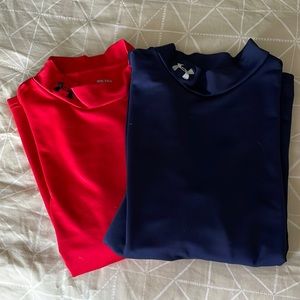 Under Armour Boys' ColdGear Mock Longsleeve Shirt - Set of 2 ⚾️ great 4 baseball